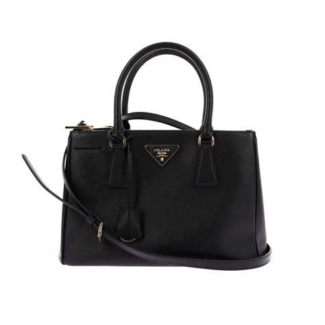 sac prada saffiano noir|Sac Prada Galleria en cuir Saffiano Noir .